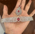 Premium Antique Victorian Jewelry Finish choker Necklace set 20795N