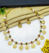 Premium Collection Elegant Ruby and emerald Multicolor Kasu Necklace Set 22199N