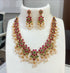 Premium Collection Elegant Ruby and emerald Multicolor Necklace Set 20799N