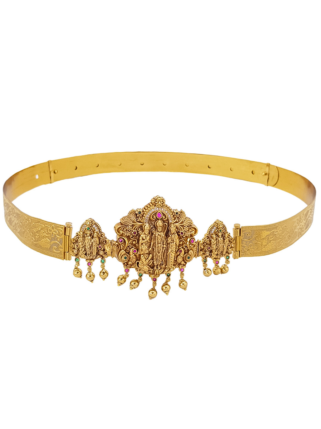 Premium Gold Finish Bridal Vadanam/Vodiannam/waistbelt 16201N