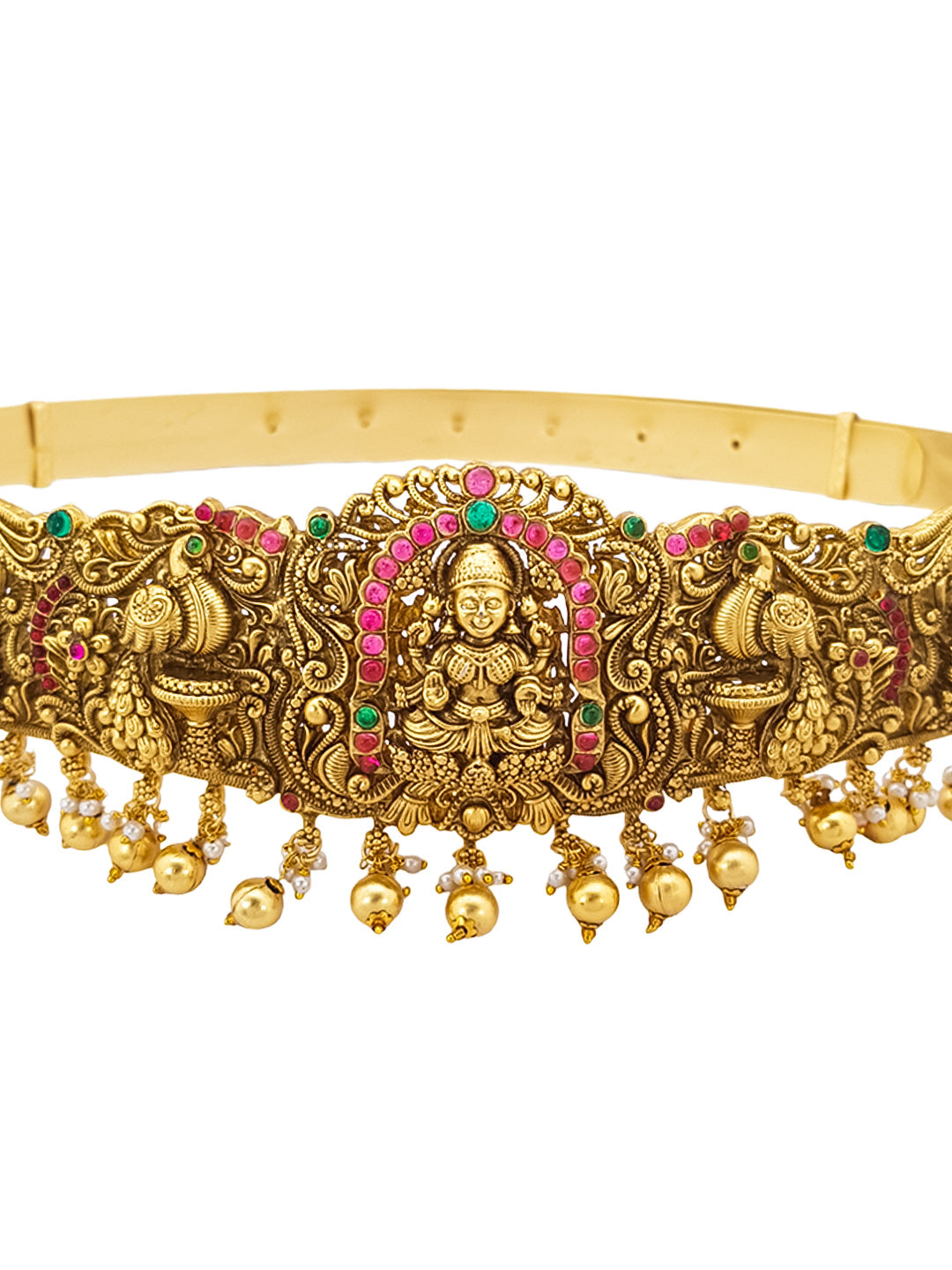 Premium Gold Finish Bridal Vadanam/Vodiannam/waistbelt 16210N