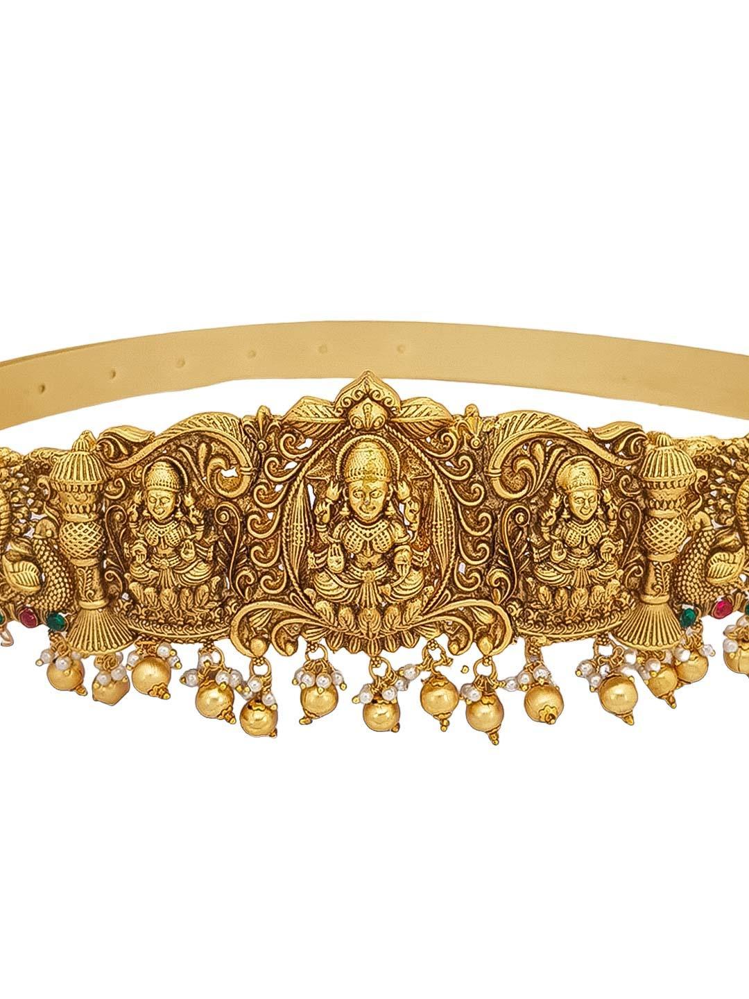 Premium Gold Finish Bridal Vadanam/Vodiannam/waistbelt - Griiham