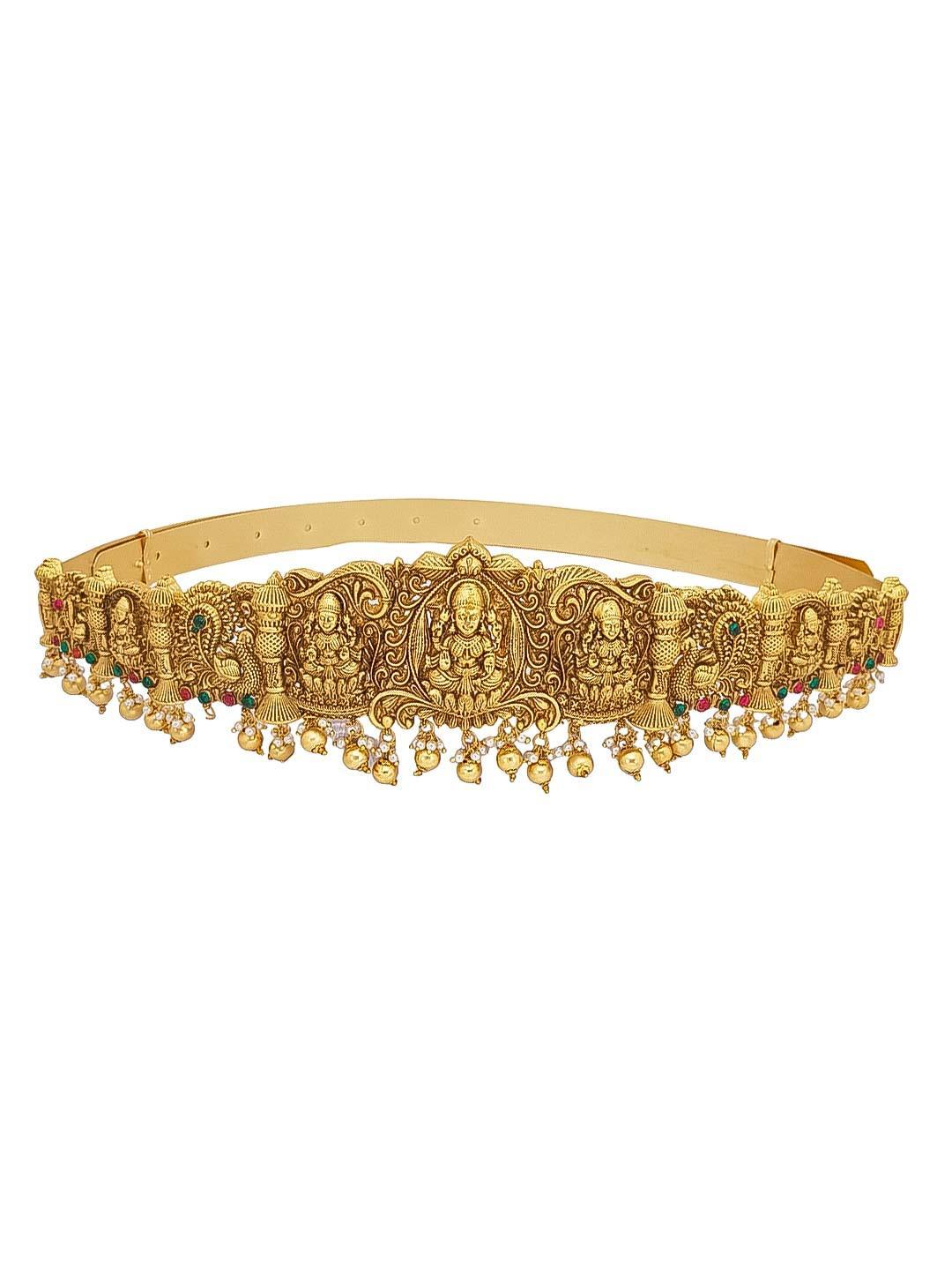 Premium Gold Finish Bridal Vadanam/Vodiannam/waistbelt - Griiham