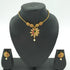 Premium Gold Finish CZ Studded Peacock Pendant Set 9397N - Griiham