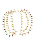 Premium Gold Finish Champasaralu/ Kan chain/Ear Chain Earrings 16213N
