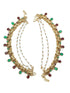 Premium Gold Finish Champasaralu/ Kan chain/Ear Chain Earrings 16877N