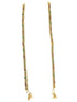 Premium Gold Finish Delicate Designer Anklet /Payal 13303N