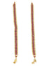 Premium Gold Finish Delicate Designer Anklet /Payal 13364N
