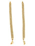 Premium Gold Finish Delicate Designer Anklet /Payal 13366N