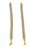 Premium Gold Finish Delicate Designer Anklet /Payal 13367N - Griiham