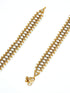 Premium Gold Finish Delicate Designer Anklet /Payal 13367N