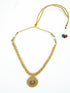 Premium Gold Finish Designer Peacock Necklace Set 10379N - Griiham