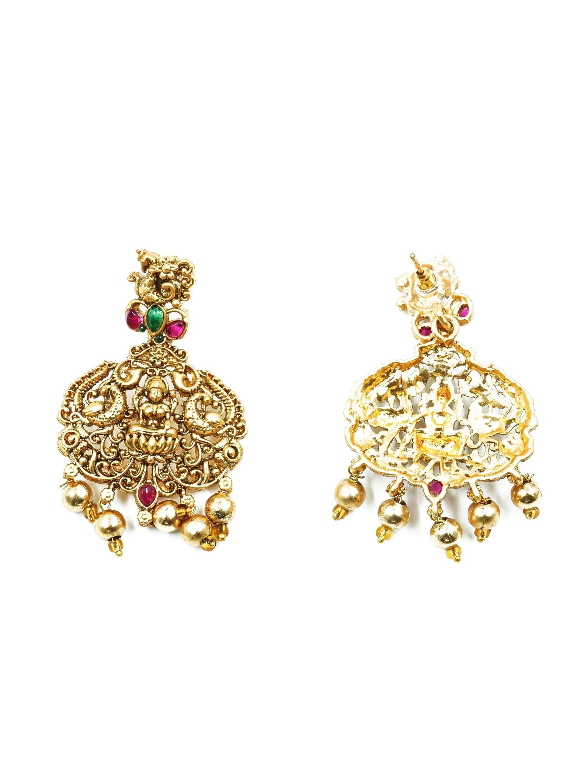 Premium Gold Finish Full Bridal Set Combo 16216N - Griiham