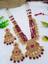 Premium Gold Finish LCT Stones Rani Long Hara Set 10938n - Griiham
