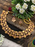 Premium Gold Finish Layered Coin Laxmi Necklace set 9372N - Griiham