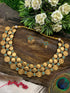 Premium Gold Finish Layered Coin Laxmi Necklace set 9372N - Griiham