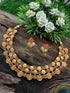 Premium Gold Finish Layered Coin Laxmi Necklace set 9372N - Griiham