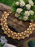 Premium Gold Finish Layered Coin Laxmi Necklace set 9372N - Griiham