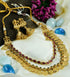 Premium Gold Finish Layered Coin Laxmi Necklace set 9418N - Griiham