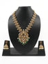 Premium Gold Finish Medium Mango Stone necklace 10765N - Griiham
