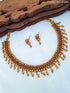 Premium Gold Finish Multi Color Short Necklace set 8549N - Griiham