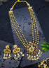Premium Gold Finish Peacock Necklace set 20788N - Griiham