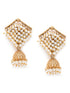 Premium Gold Finish Pearl Necklace set 22286N