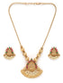 Premium Gold Finish Pendent Set with pearls and AD Stones 22126N