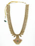 Premium Gold Finish Sayara Collection CZ Studded Long Bridal Necklace Set 11405N - Griiham
