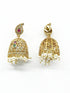 Premium Gold Finish Sayara Collection CZ Studded Long Bridal Necklace Set 11405N - Griiham