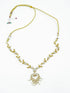 Premium Gold Finish Sayara Collection Necklace with CZ Stones - Griiham