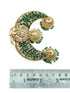 Premium Gold Finish guaranteed quality CZ Hair Clips /Hair Pins 12853N - Griiham