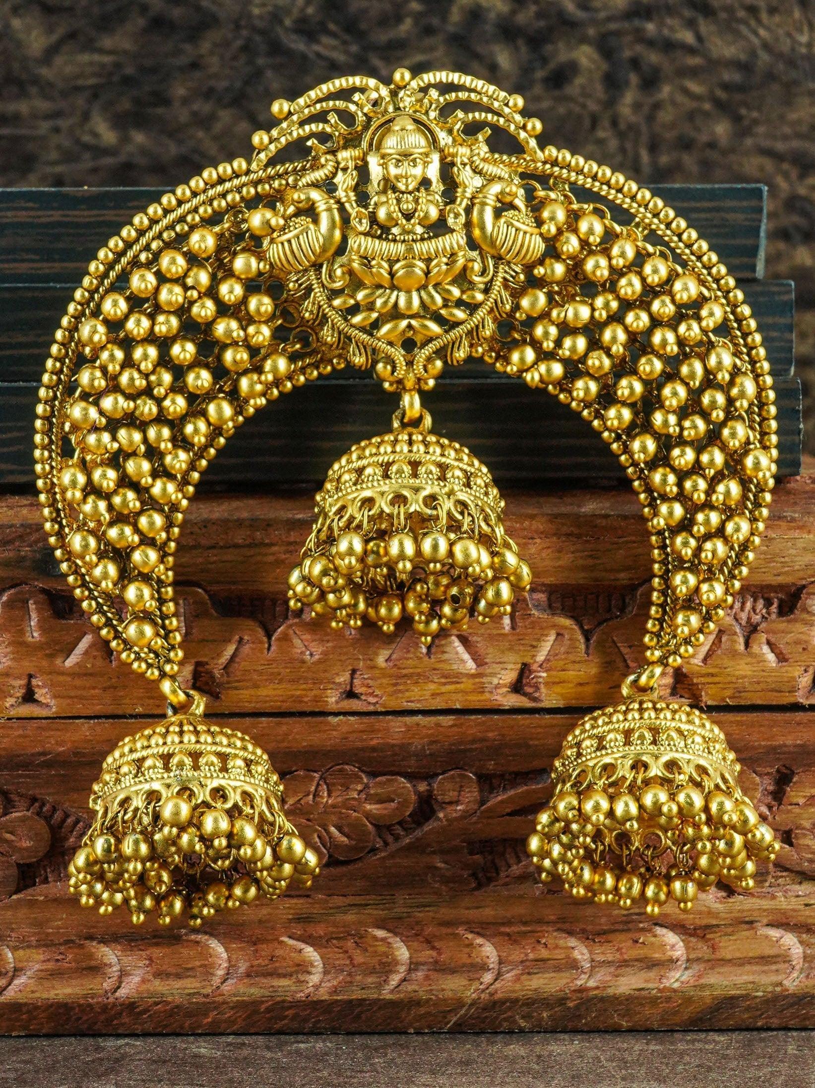 Premium Gold Finish guaranteed quality CZ Hair Clips /Hair Pins 12853N - Griiham