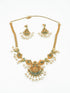 Premium Gold Finish necklace set 12259N