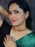 Premium Gold Finish necklace set 12369N - Griiham