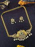 Premium Gold Plated Choker Necklace set with Multicolour Stones 15905N-1