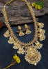 Premium Gold Plated Classic Bridal Long Necklace Set Haram 17367N
