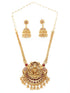 Premium Gold Plated Classic Siddhalaxmi Laxmi Necklace set 11303N