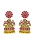 Premium Gold Plated Cute Jhumki Earrings 22093N - Griiham