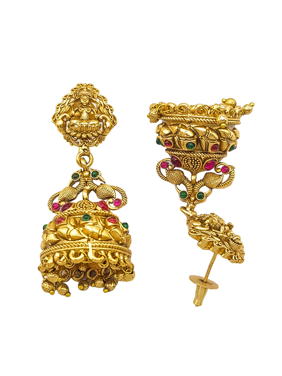 Premium Gold Plated Cute Jhumki Earrings 22095N