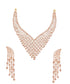 Premium Gold Plated Designer CZ Necklace Set 16193N - Griiham