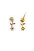 Premium Gold Plated Designer CZ Necklace Set 17069N