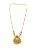 Premium Gold Plated Designer Medium Necklace Set 17074N