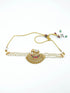 Premium Gold Plated Elephant Motif Short Chic Necklace set 10395N