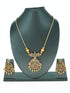 Premium Gold Plated Floral pendant set 13323N - Griiham