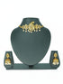 Premium Gold Plated Half Choker Set with CZ Stones - Griiham