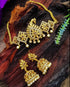 Premium Gold Plated Half Choker Set with CZ Stones - Griiham