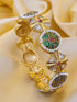 Premium Gold Plated Kada Bangle with enamel 13095B
