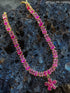 Premium Gold Plated Kemp Studded Necklace 11035N