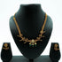 Premium Gold Plated Kempu Stone studded Designer Necklace set 10469N - Griiham